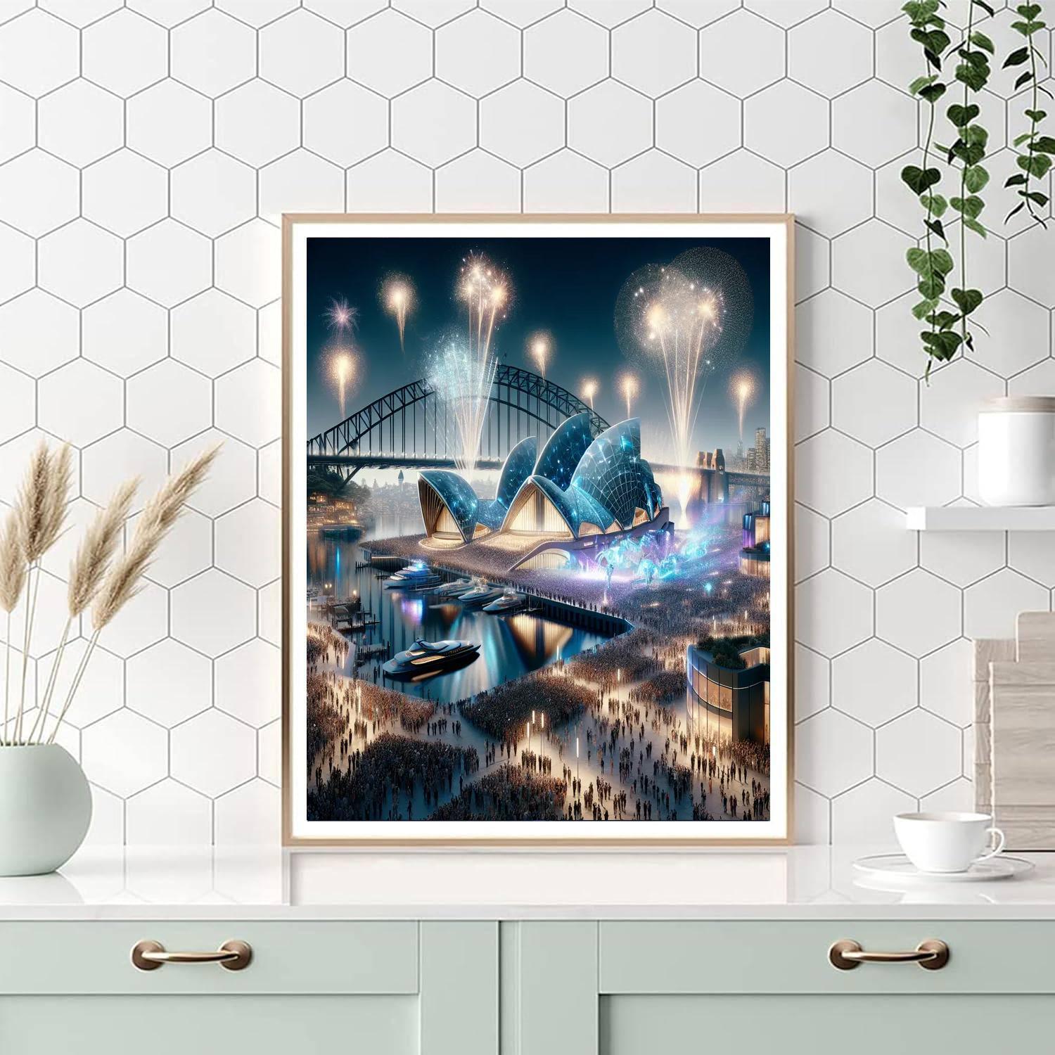 New Year's Eve In Sydney - Sydney, Australia Paint By Numbers Kits