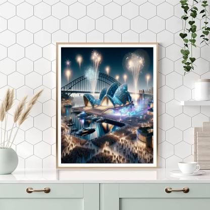 New Year's Eve In Sydney - Sydney, Australia Paint By Numbers Kits
