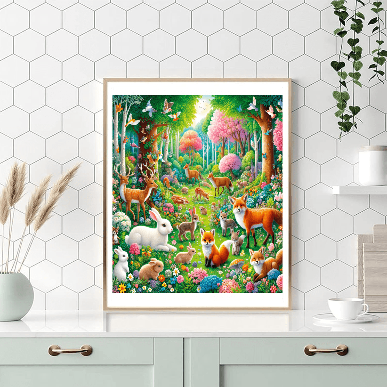 Whimsical Woodland Adventures Painting Number Kit