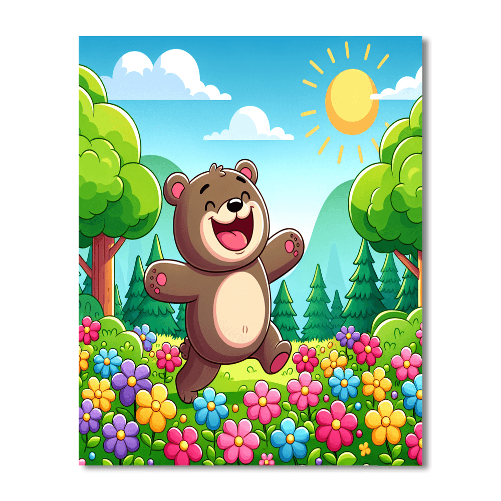 Brave Little Bear Paint By Number