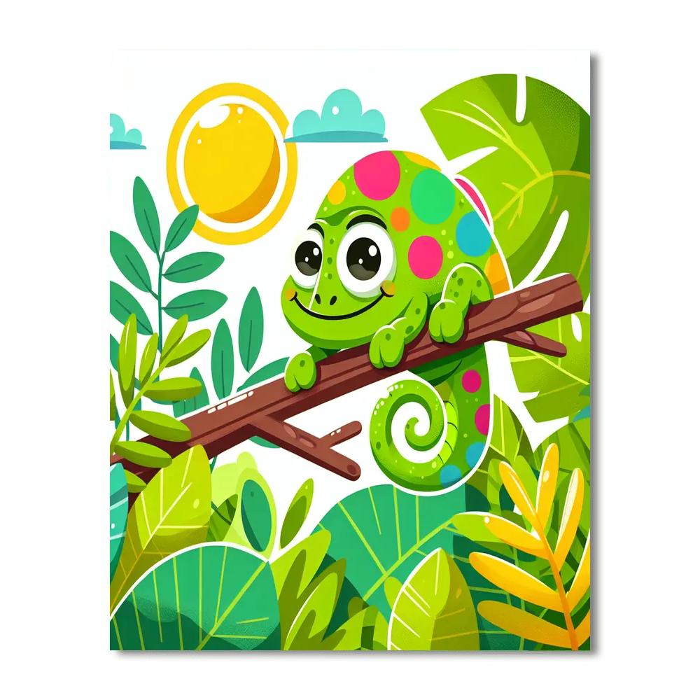 Chameleon Color Magic Painting By Numbers Kit