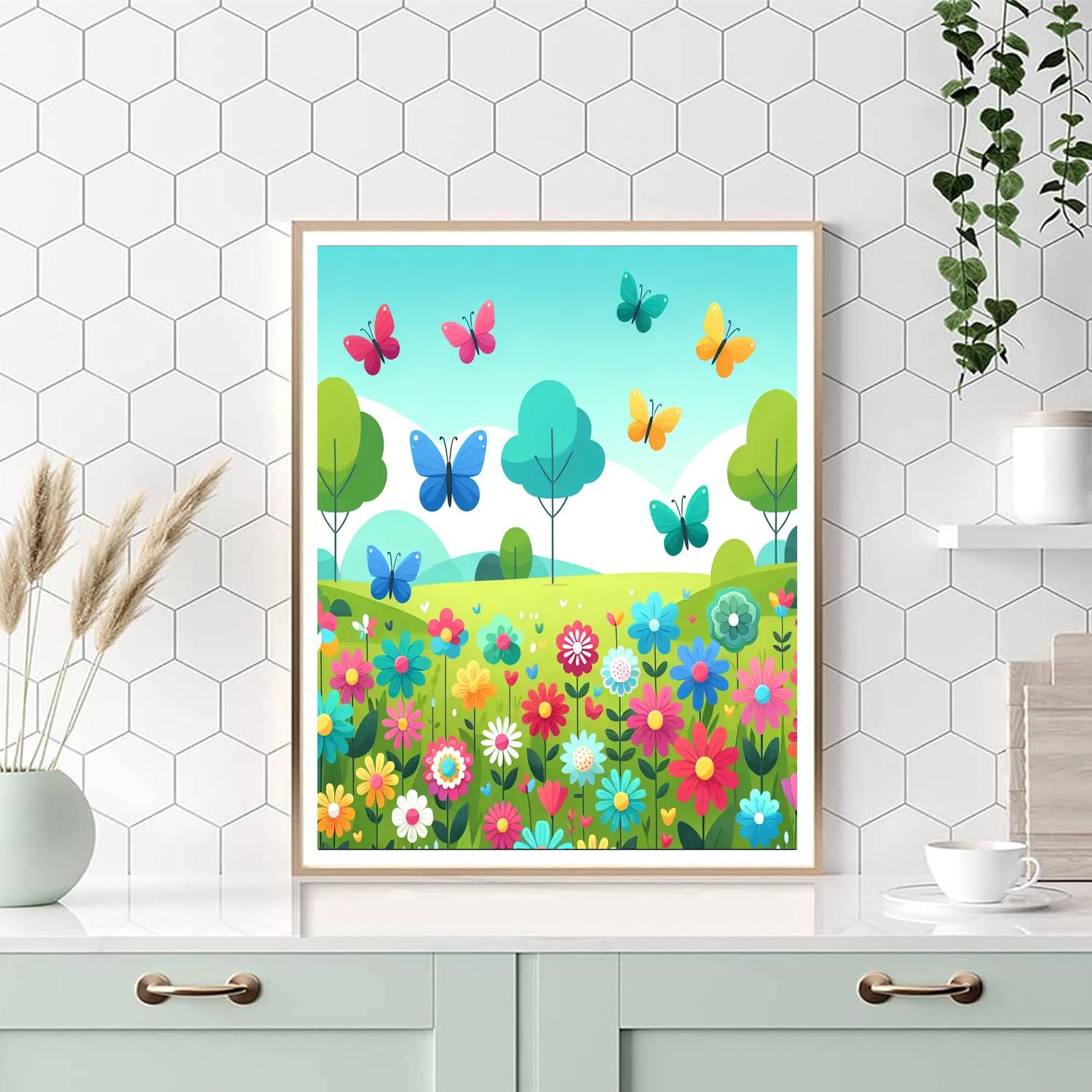 Enchanted Butterfly Journey Paint By Color
