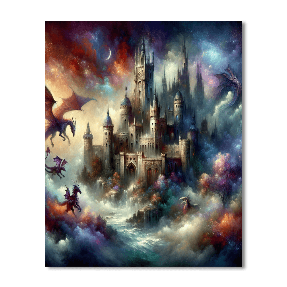 Enchanted Medieval Fantasy DIY Paint By Numbers