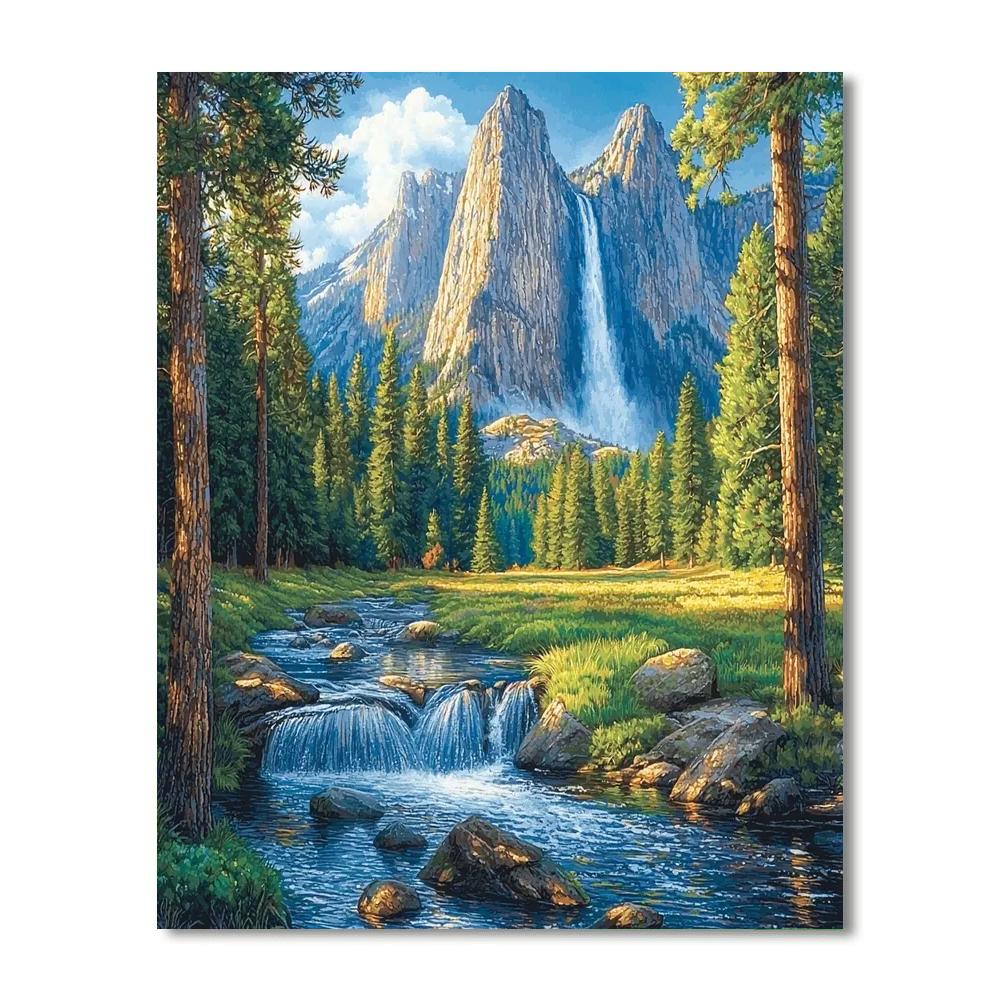 Yosemite Valley - Usa Numbered Painting Kits