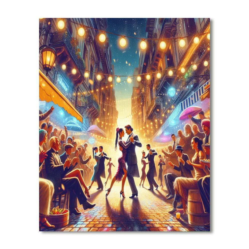 Buenos Aires Tango Festival - Argentina Paint By Numbers Art