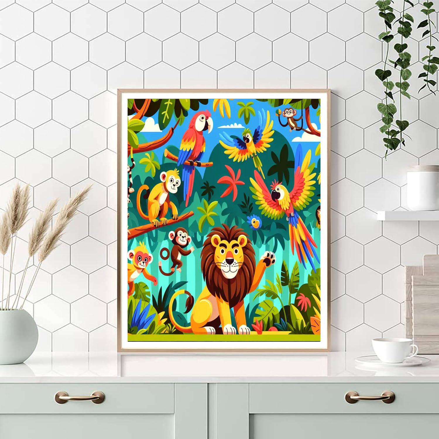 Safari Safari Jungle Explorer Paint By Color