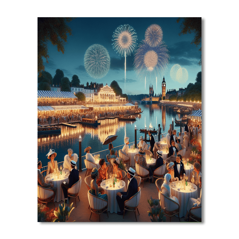 Henley Festival - Uk DIY Paint By Numbers