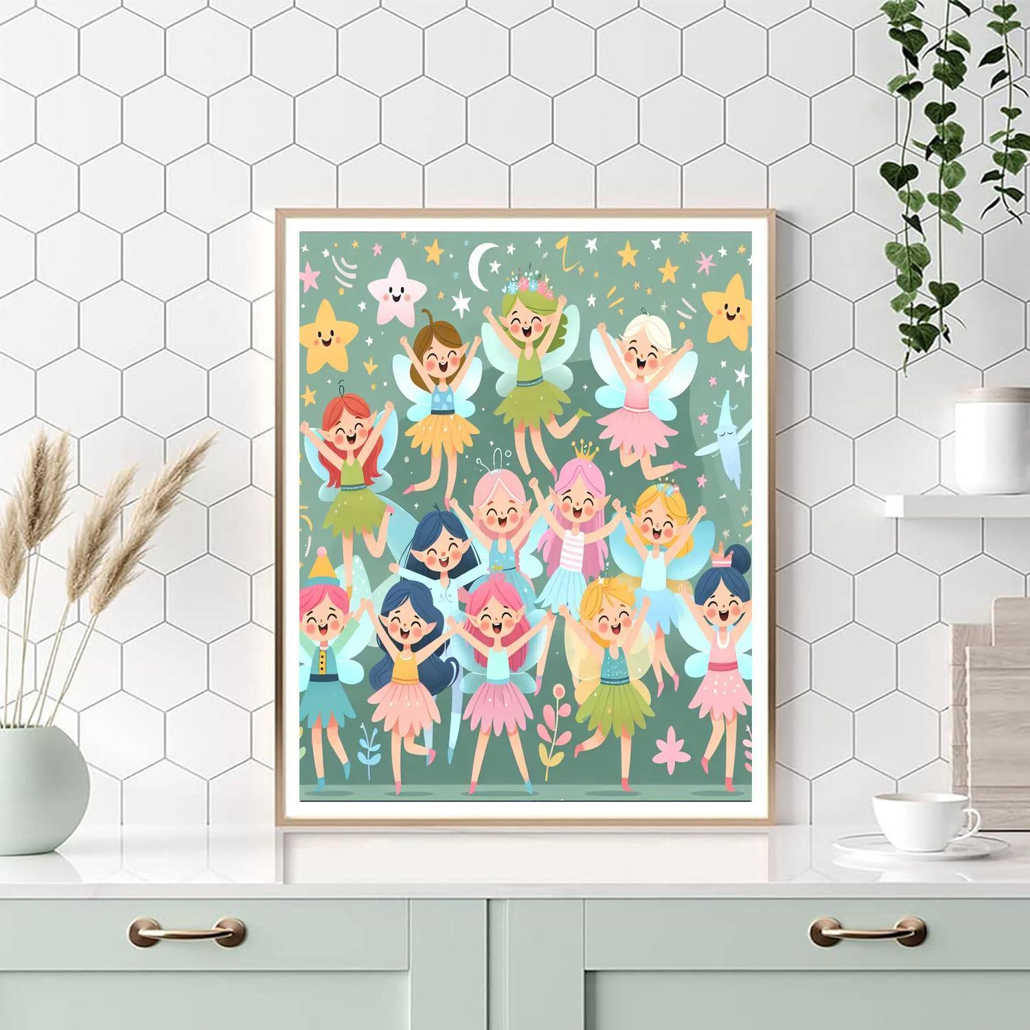 Lively Fairy Fest Numbered Painting Kits