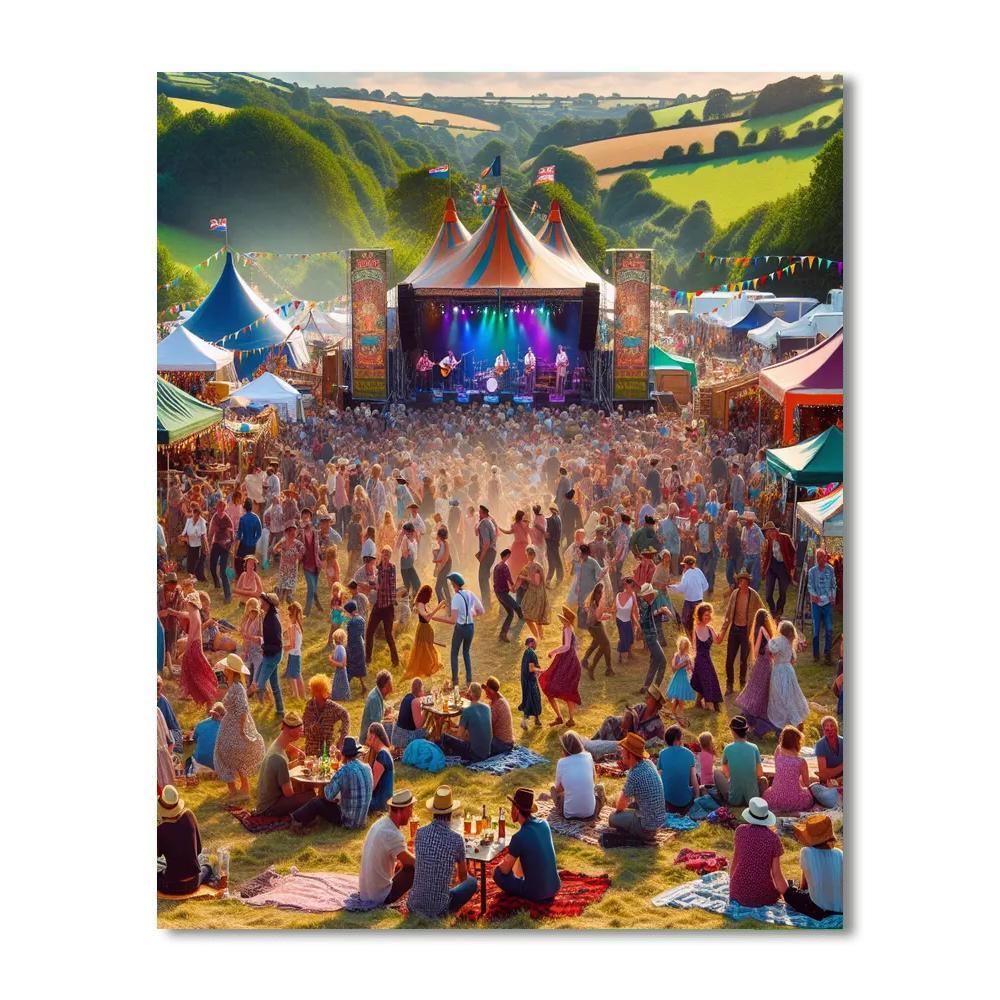 Rothbury Music Festival - Australia Painting Number Kit