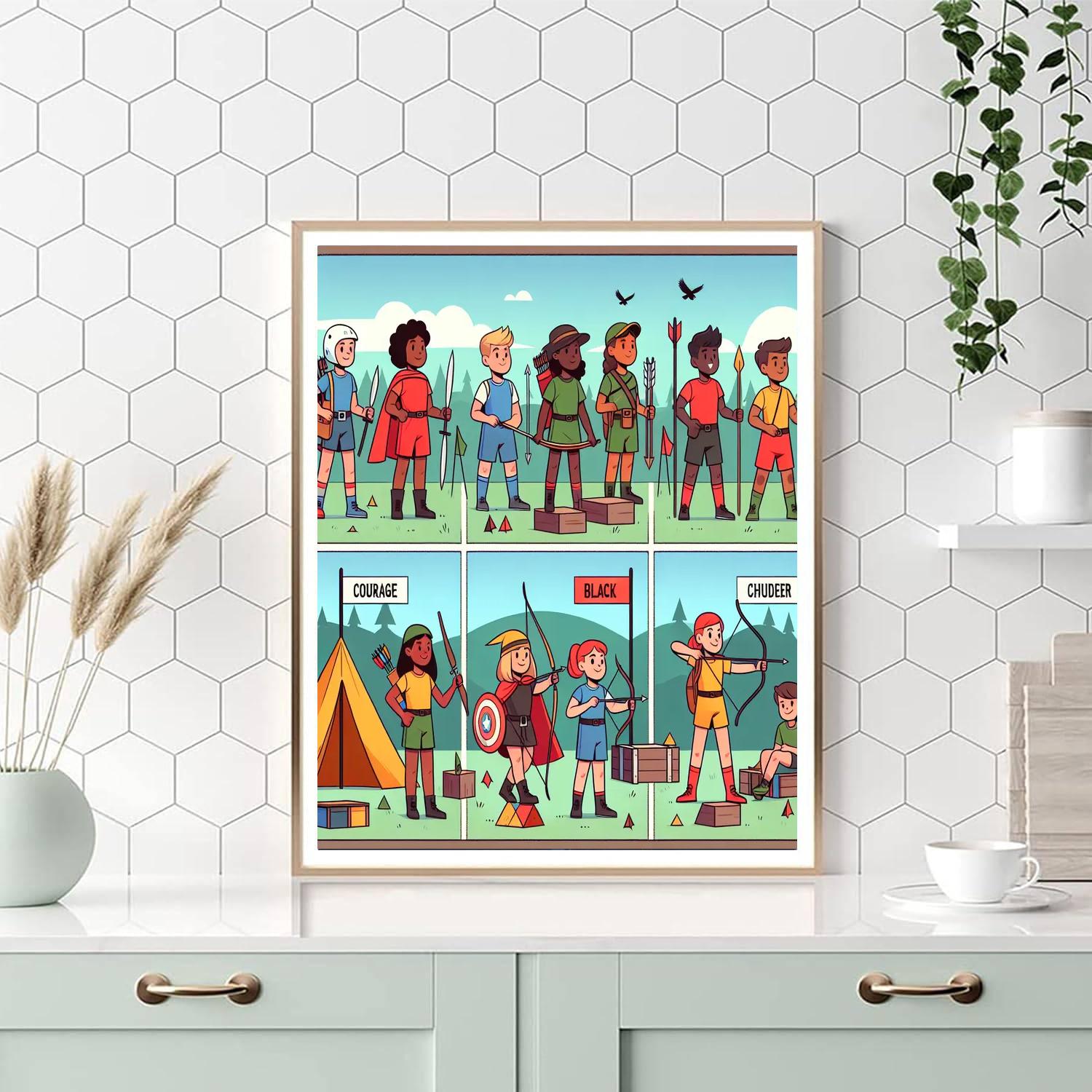 Heroic Training Camp Paint By Number