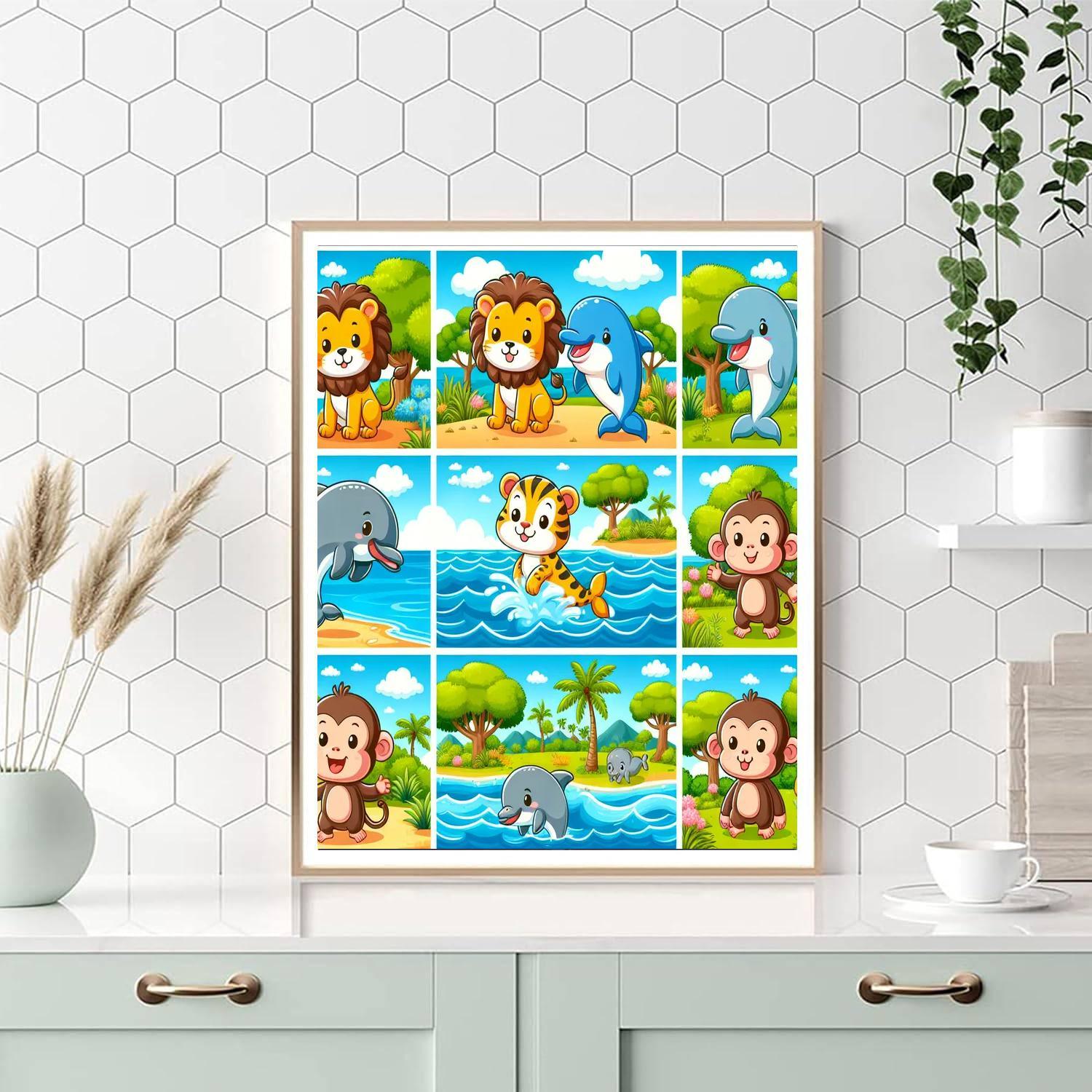 Exploring Animal Habitats Paint By Number