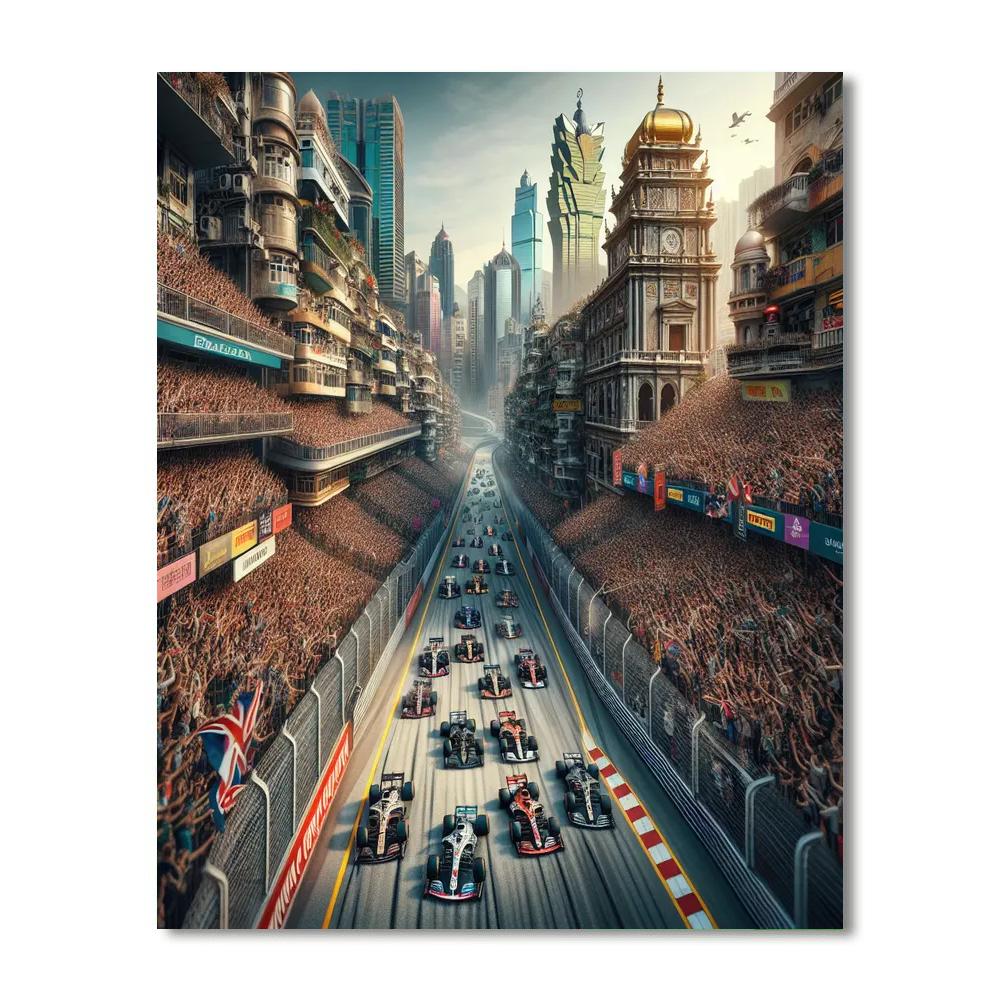 Macau Grand Prix - Macau, China Paint By Numbers Kits