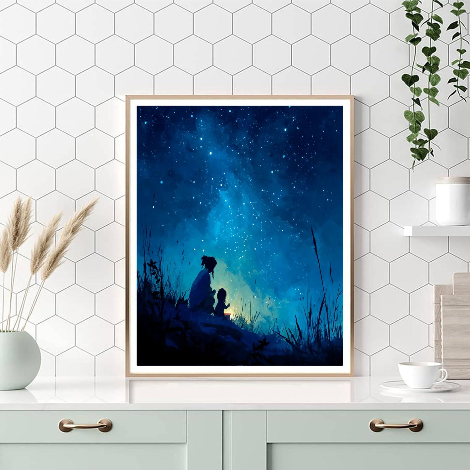 Guided By Motherly Stars Paint By Number