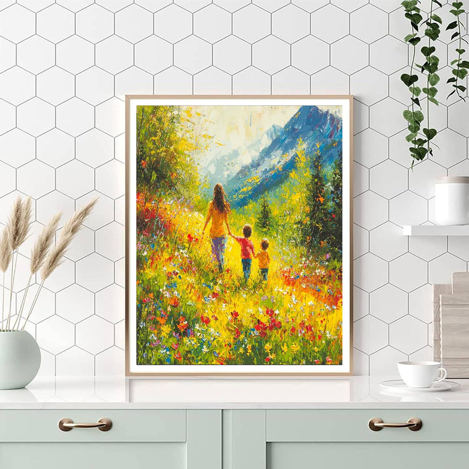 Mothers In Nature Painting By Numbers Kit