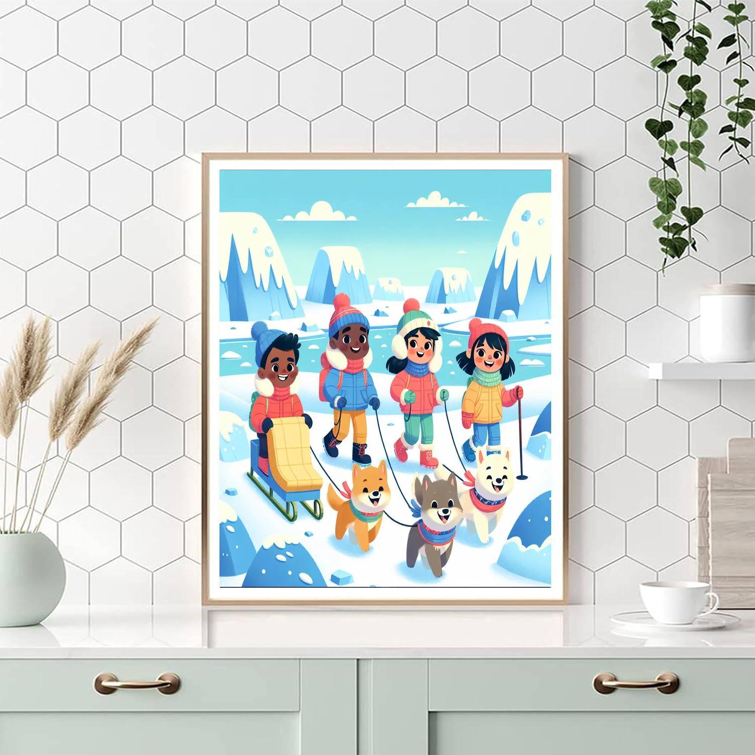 Adventurous Arctic Exploration Paint By Number