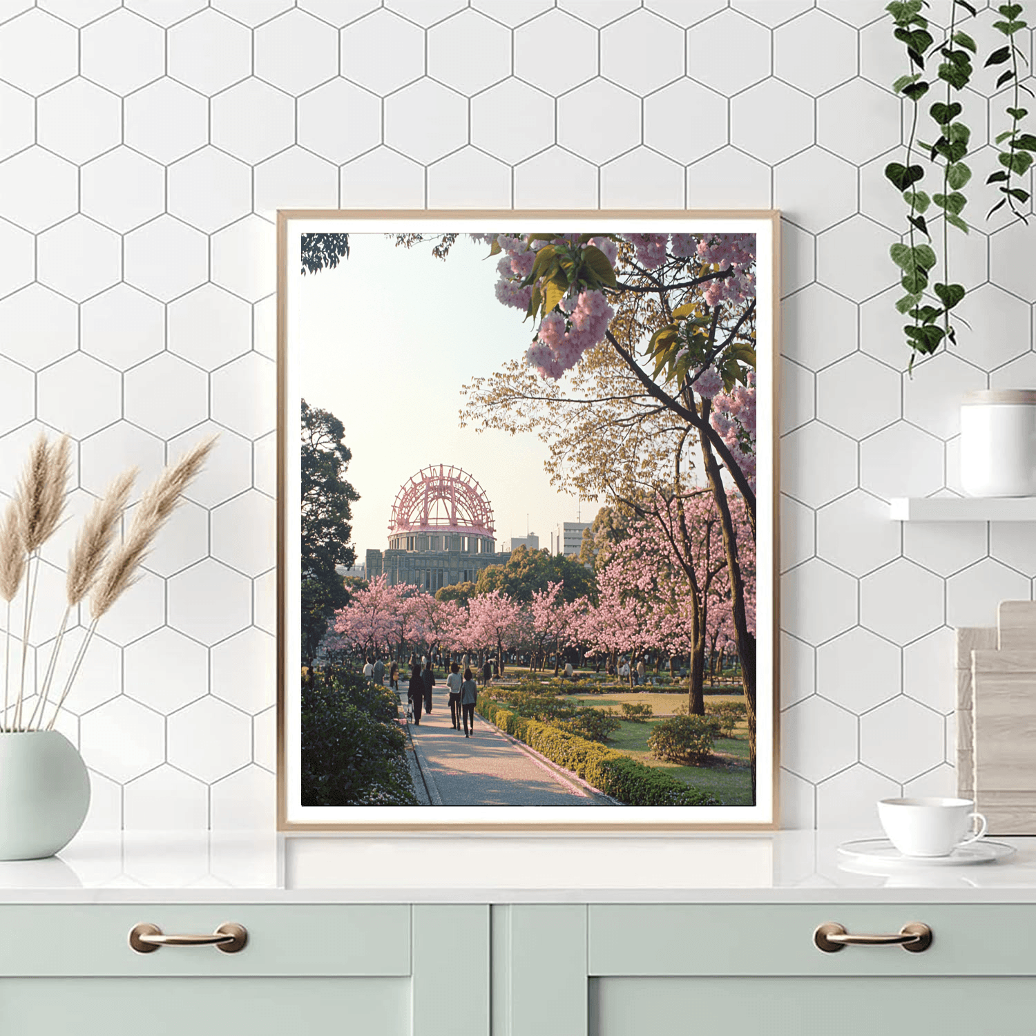 Hiroshima Peace Memorial Park Numbered Painting Kits