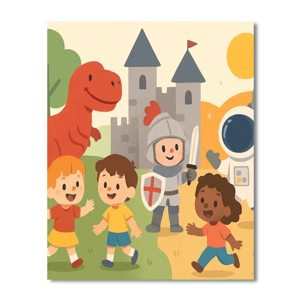 Imaginative Time Travel Paint By Numbers Kits