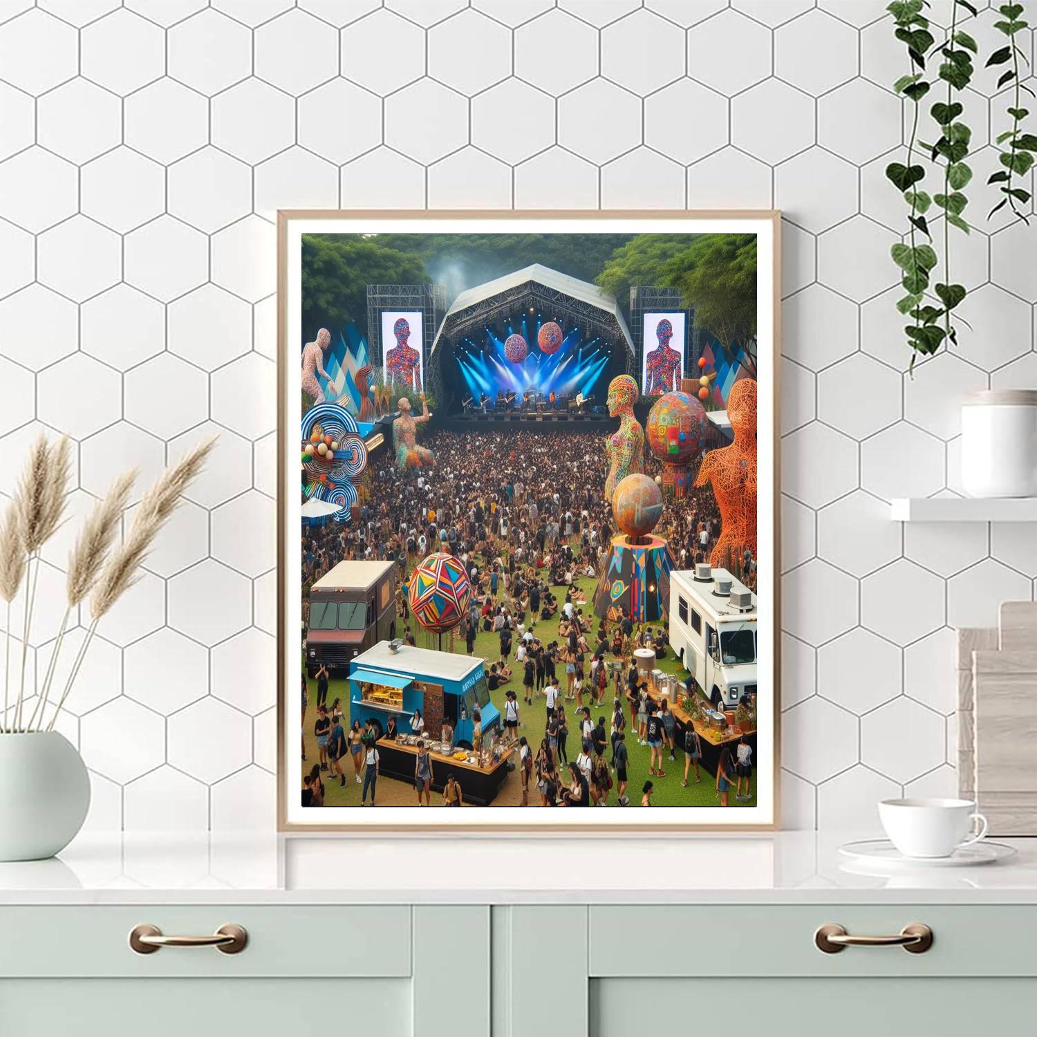 Lollapalooza Berlin Paint By Numbers Kits