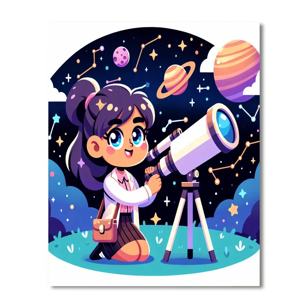 Astronomical Space Exploration Paint By Numbers Kits