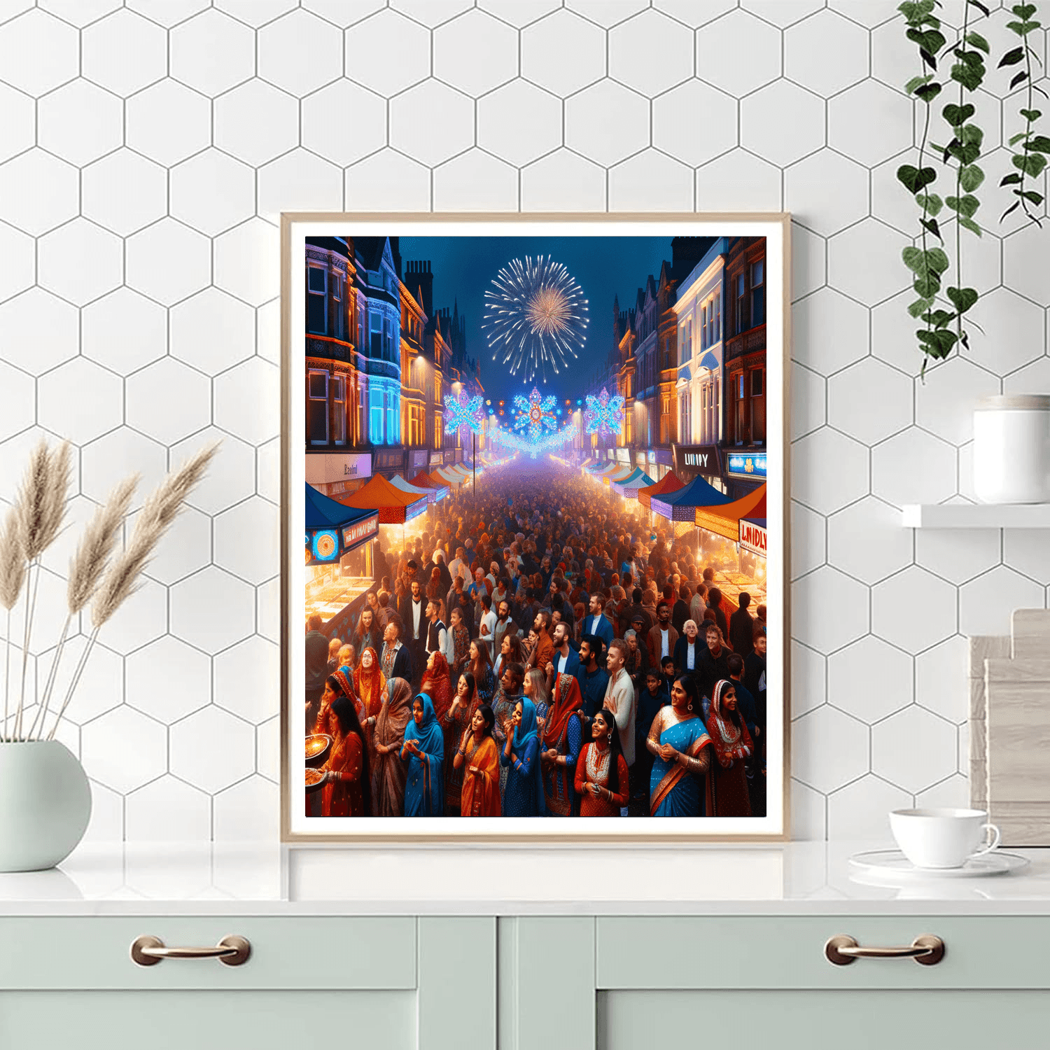 Diwali Festival - Leicester, Uk Paint By Color