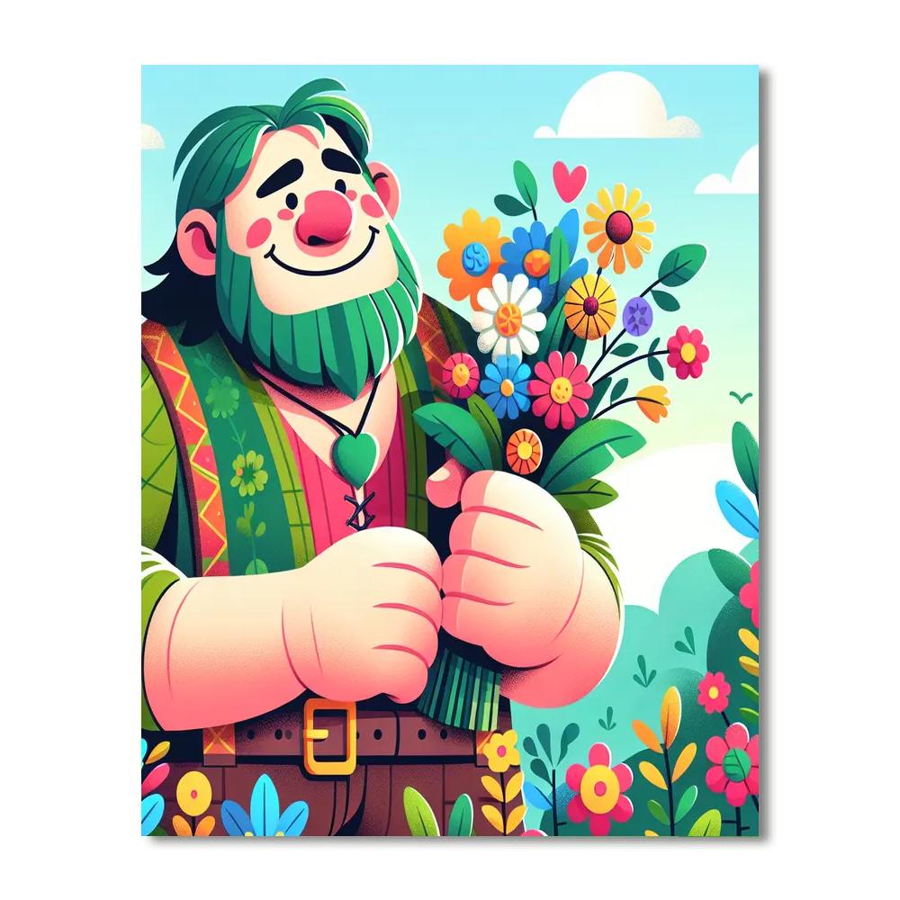 Gigantic Giant DIY Paint By Numbers