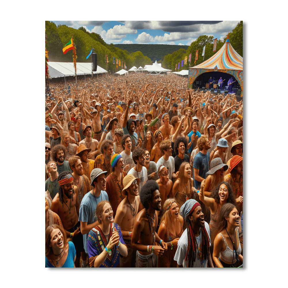 Woodstock Festival Paint By Numbers Kits
