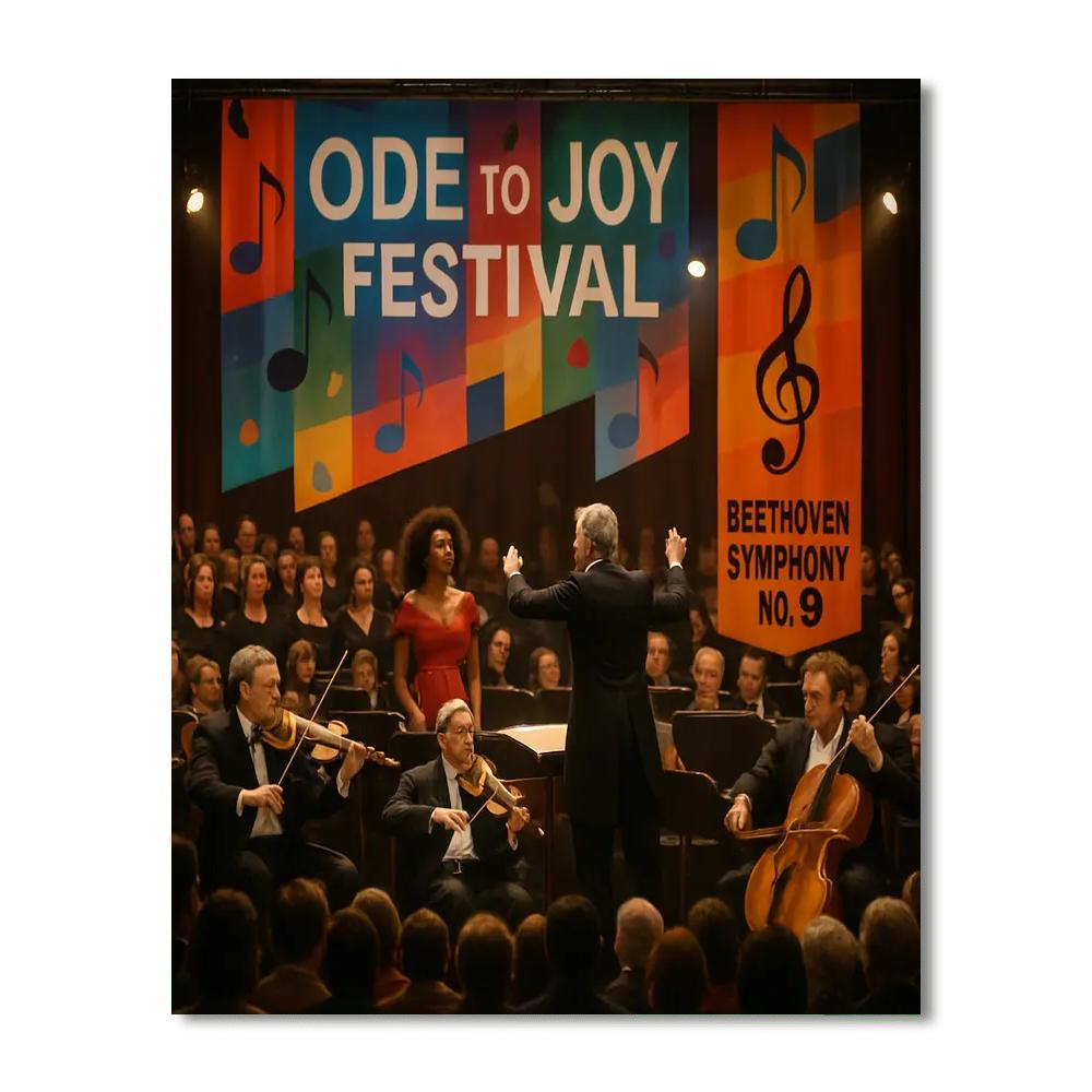 Ode To Joy Festival Paint By Number
