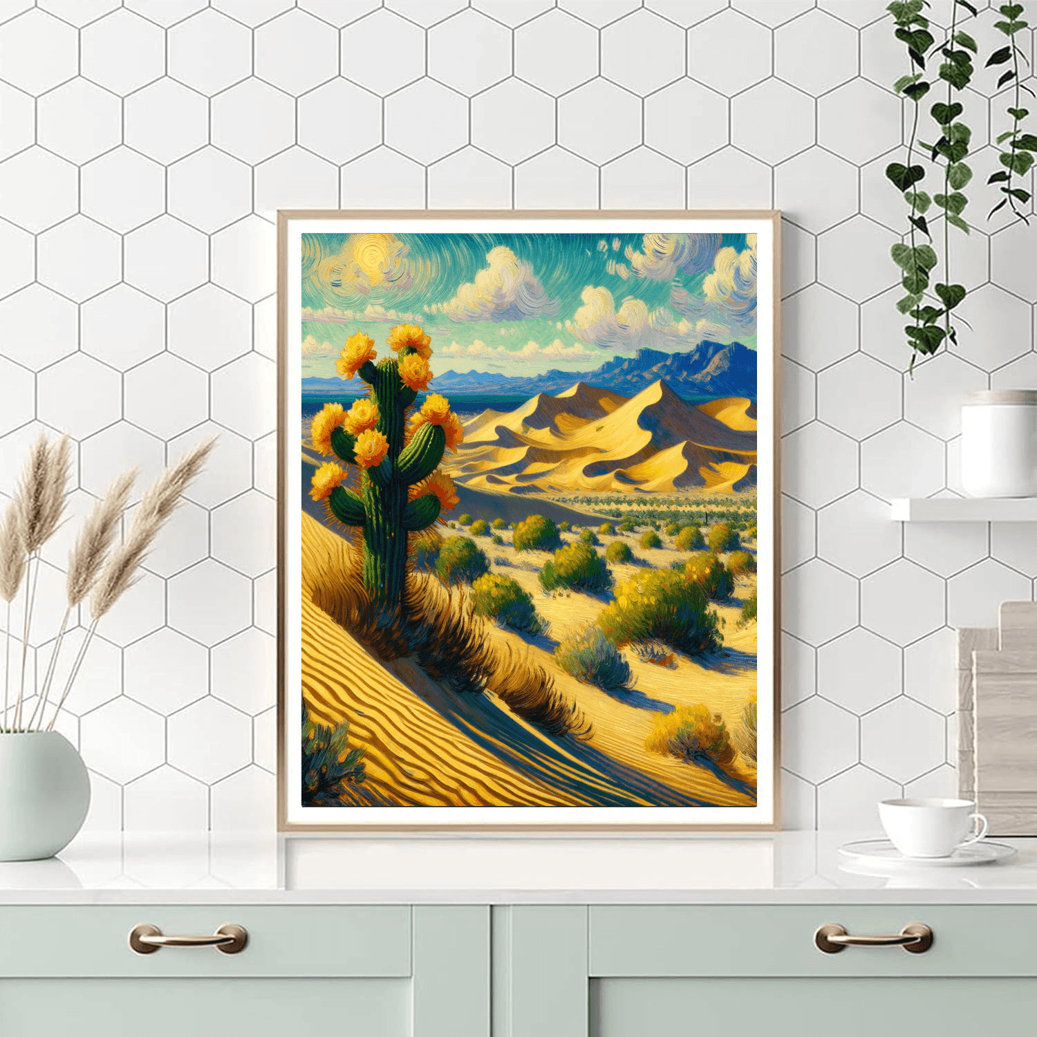 Blooming Desert Beauty Paint By Numbers Art