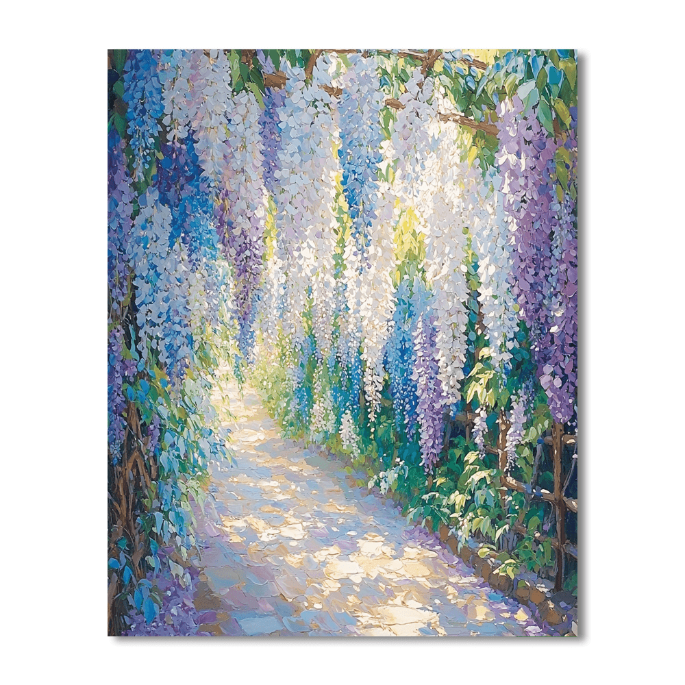 Kawachi Fujien Wisteria Garden - Kitakyushu Numbered Painting Kits