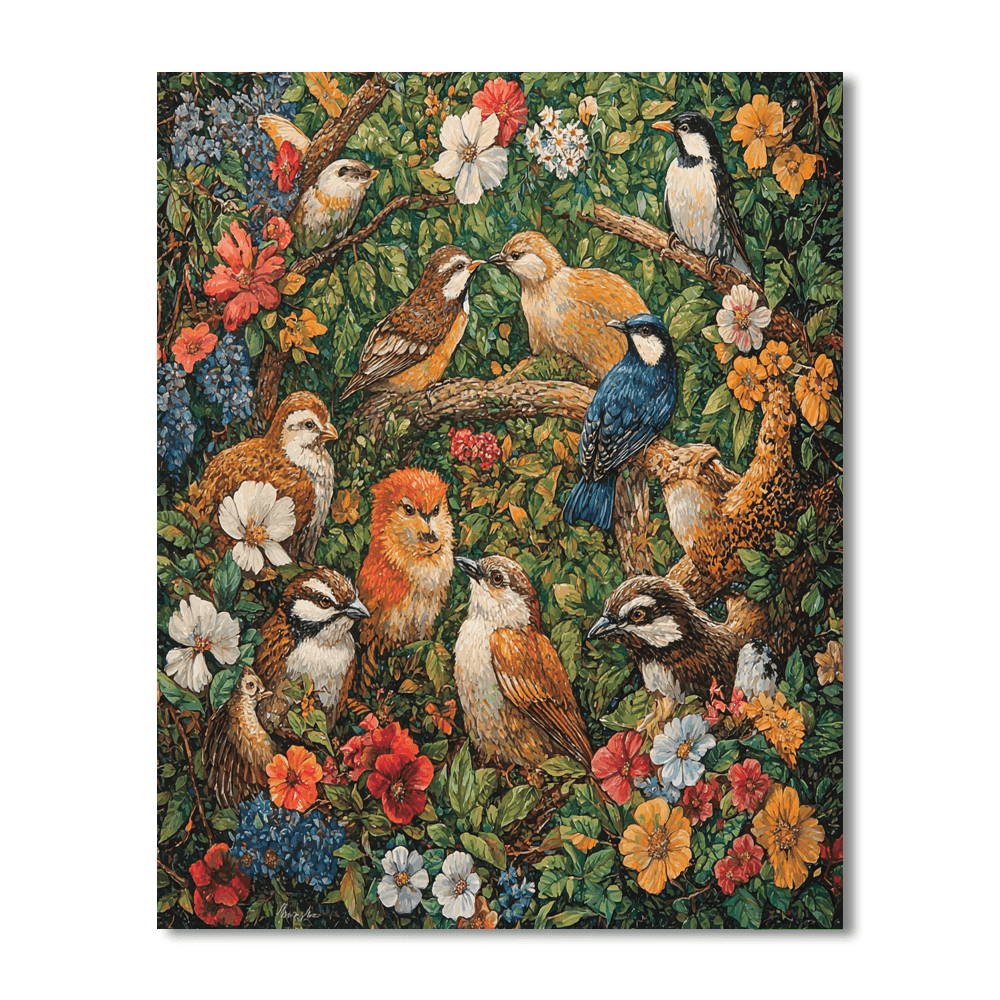John James Audubon Inspired Wild Animal Kingdom  Paint By Numbers Kits