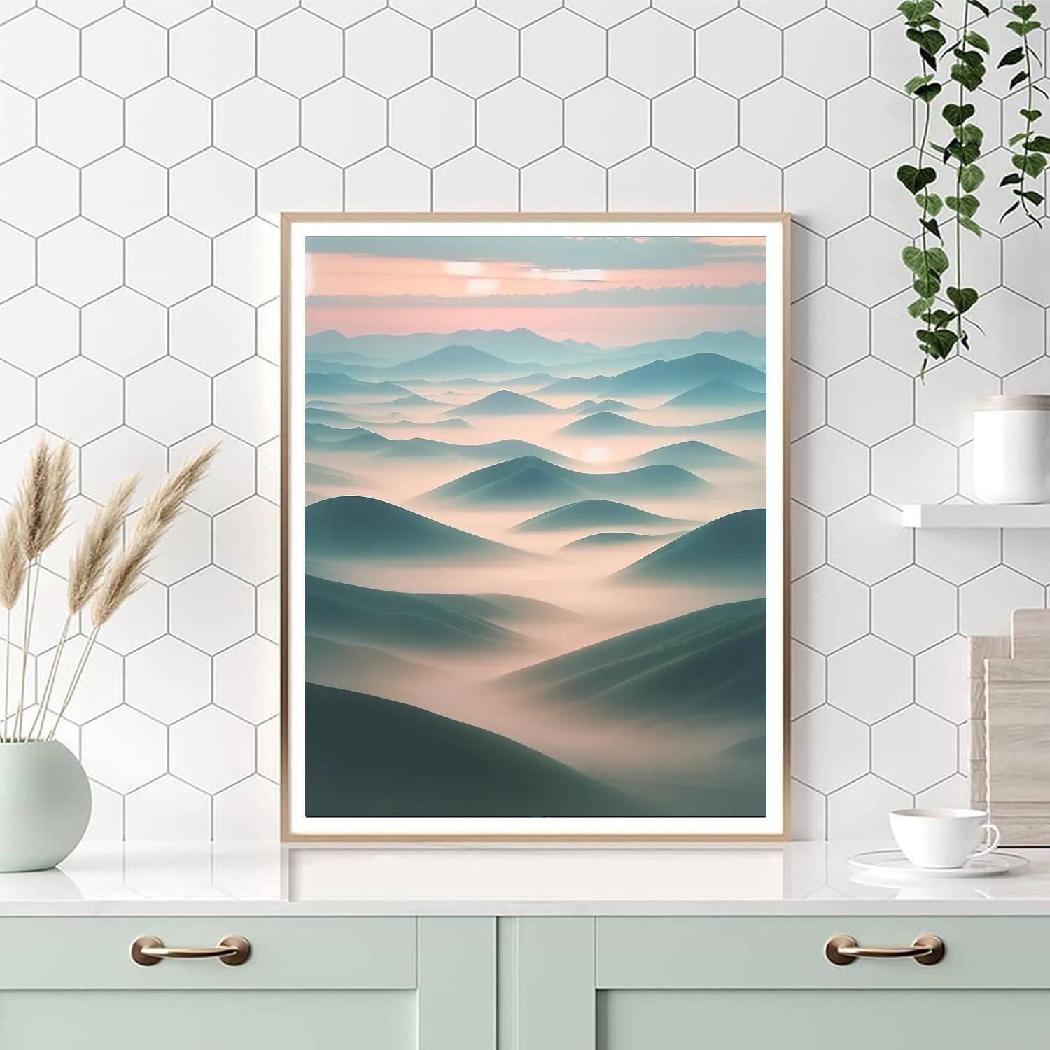 Misty Morning Serenity Numbered Painting Kits