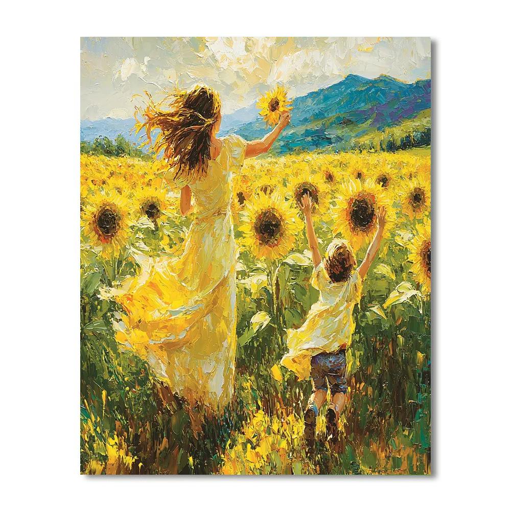 Fields Of Sunshine Numbered Painting Kits