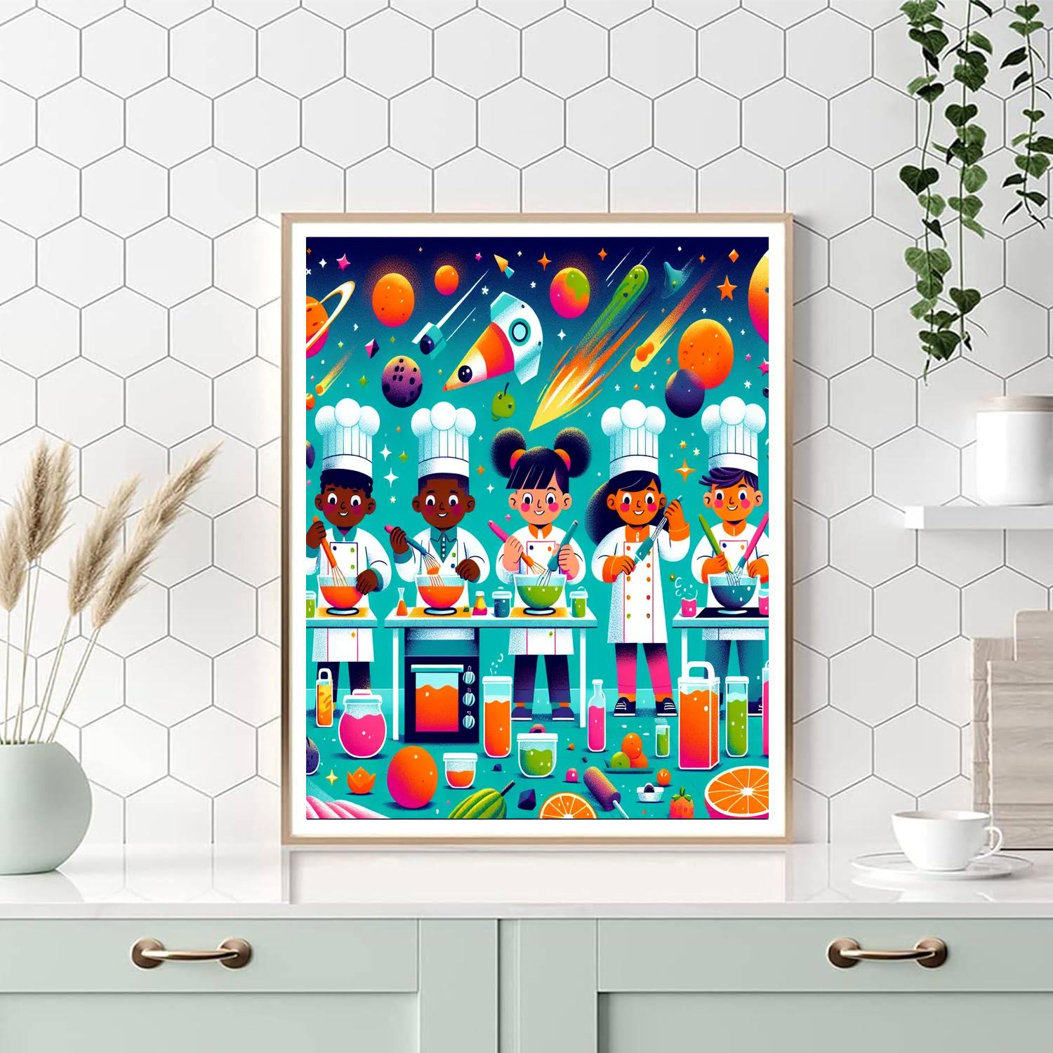 Cosmic Chef Academy Paint By Number