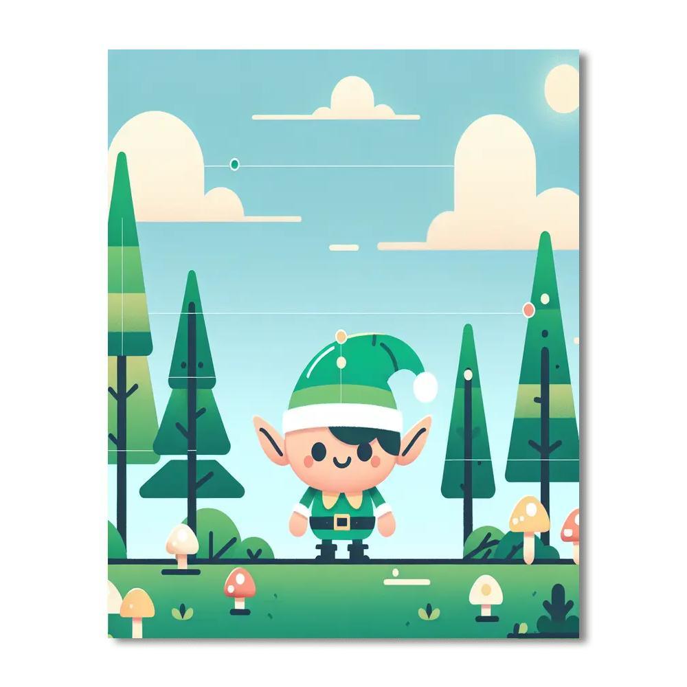 Enchanted Elf Paint By Color