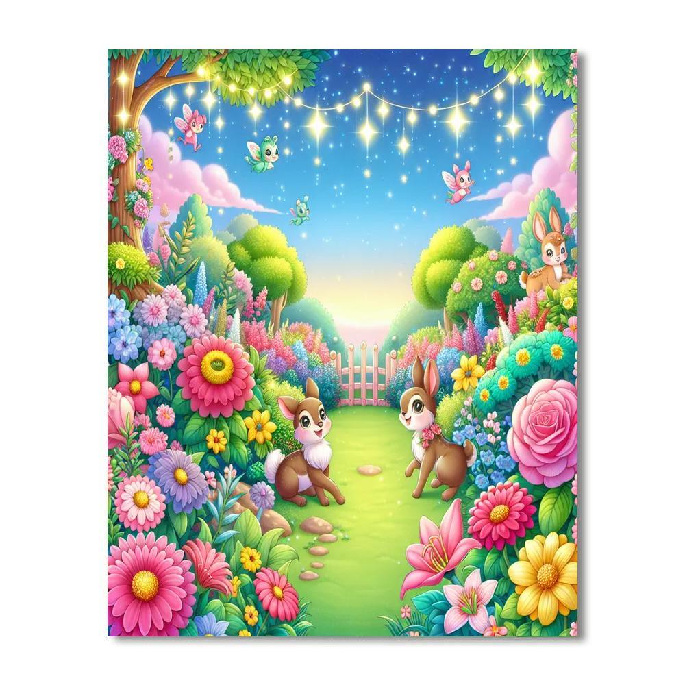 Charming Garden Of Dreams DIY Paint By Numbers