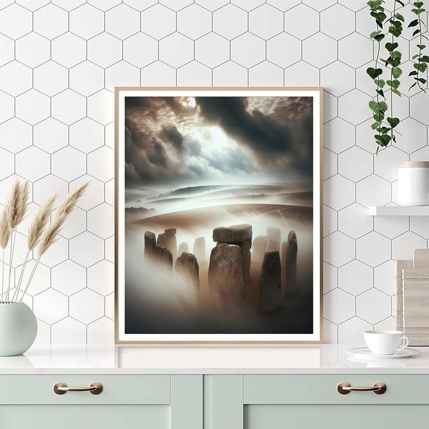 Celtic Stone Circle Mystery Paint By Color