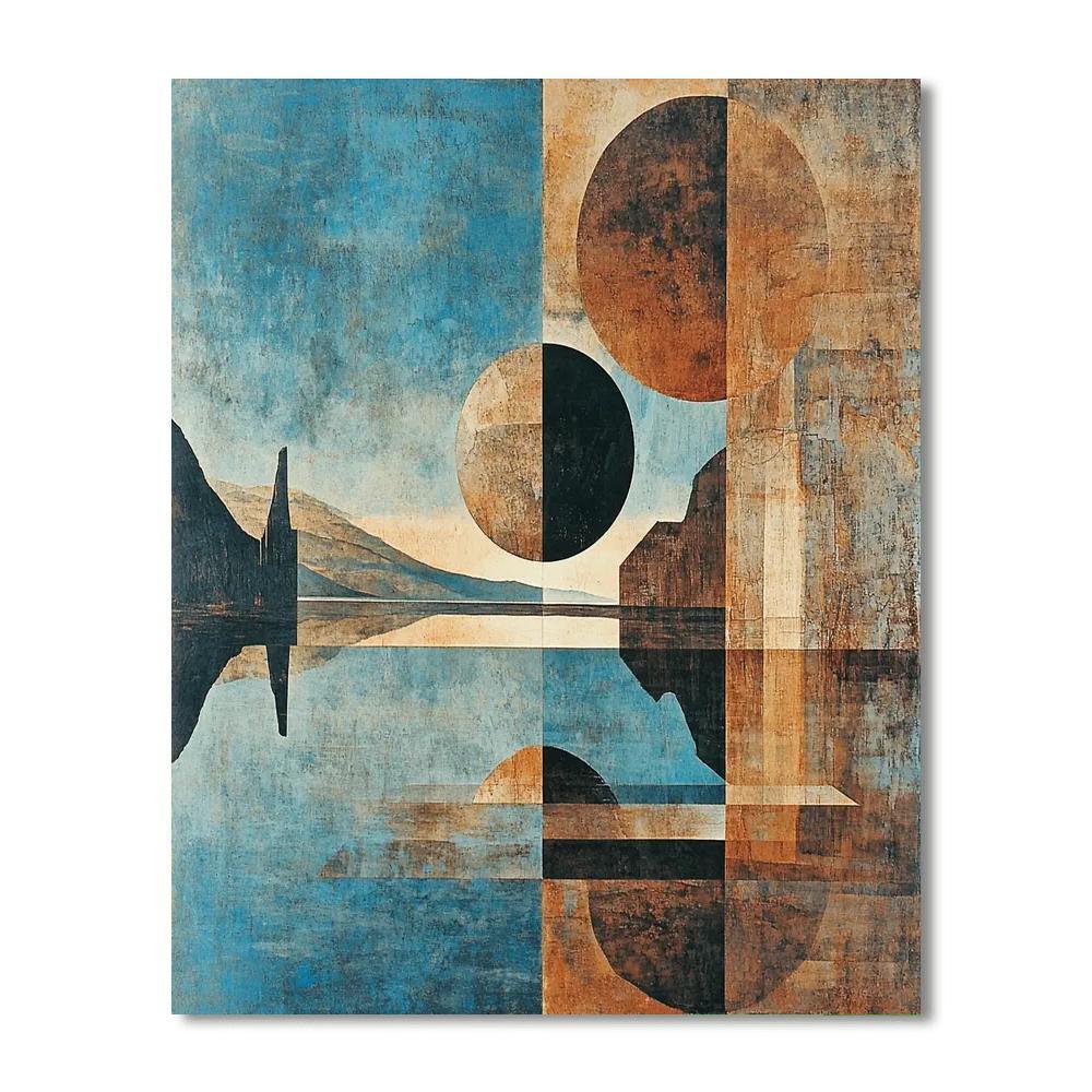 Max Ernst Inspired Serenity In Chaos  Paint By Numbers Kits