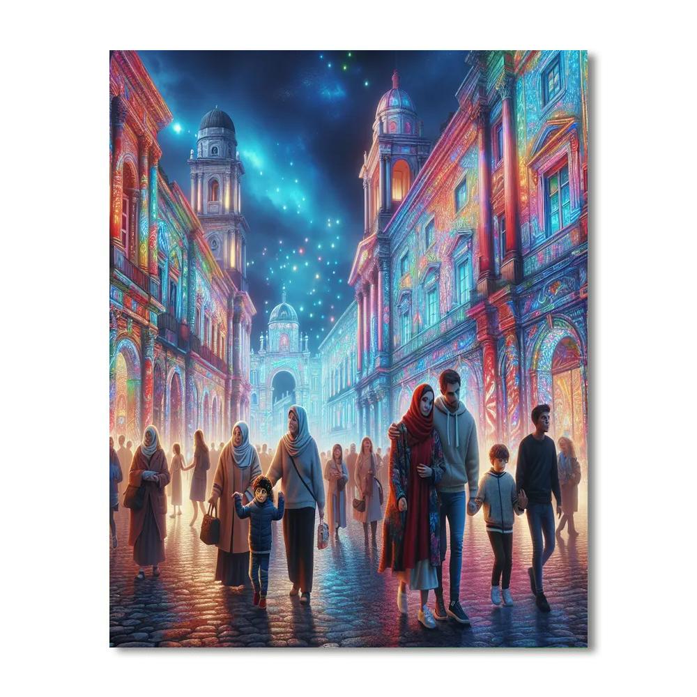 Durham Lumiere Festival - Uk Paint By Number