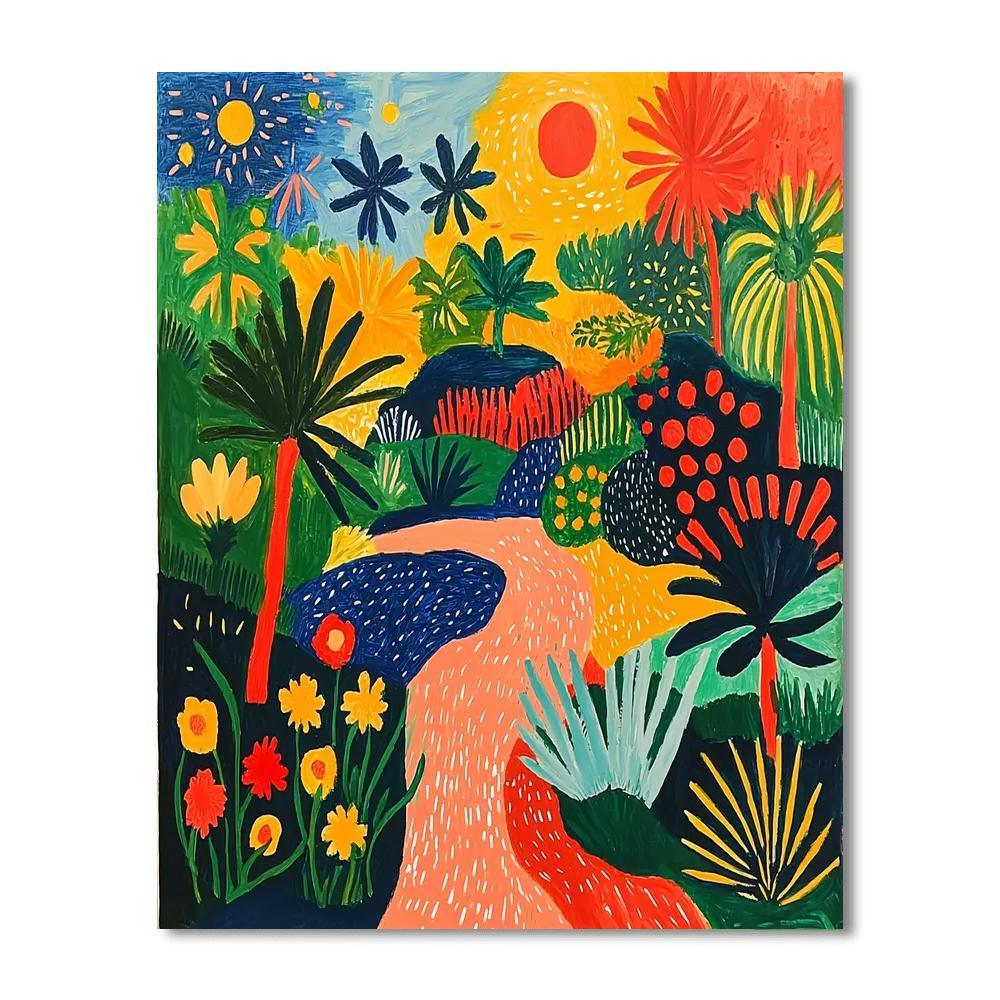 Joan Miró Inspired Garden Of Abstract Wonders  Paint By Number