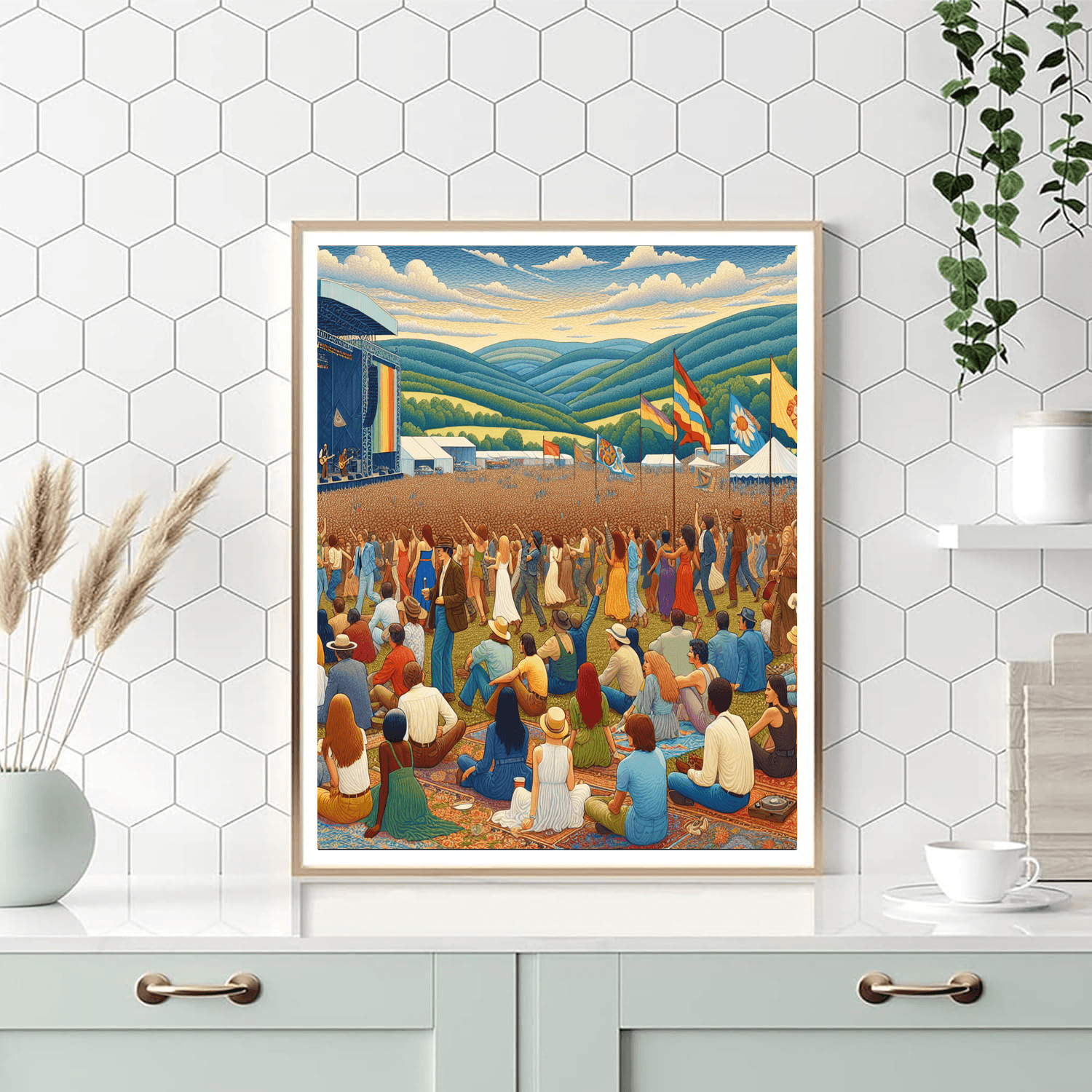 Woodstock Music And Art Fair - Usa Paint By Numbers Art