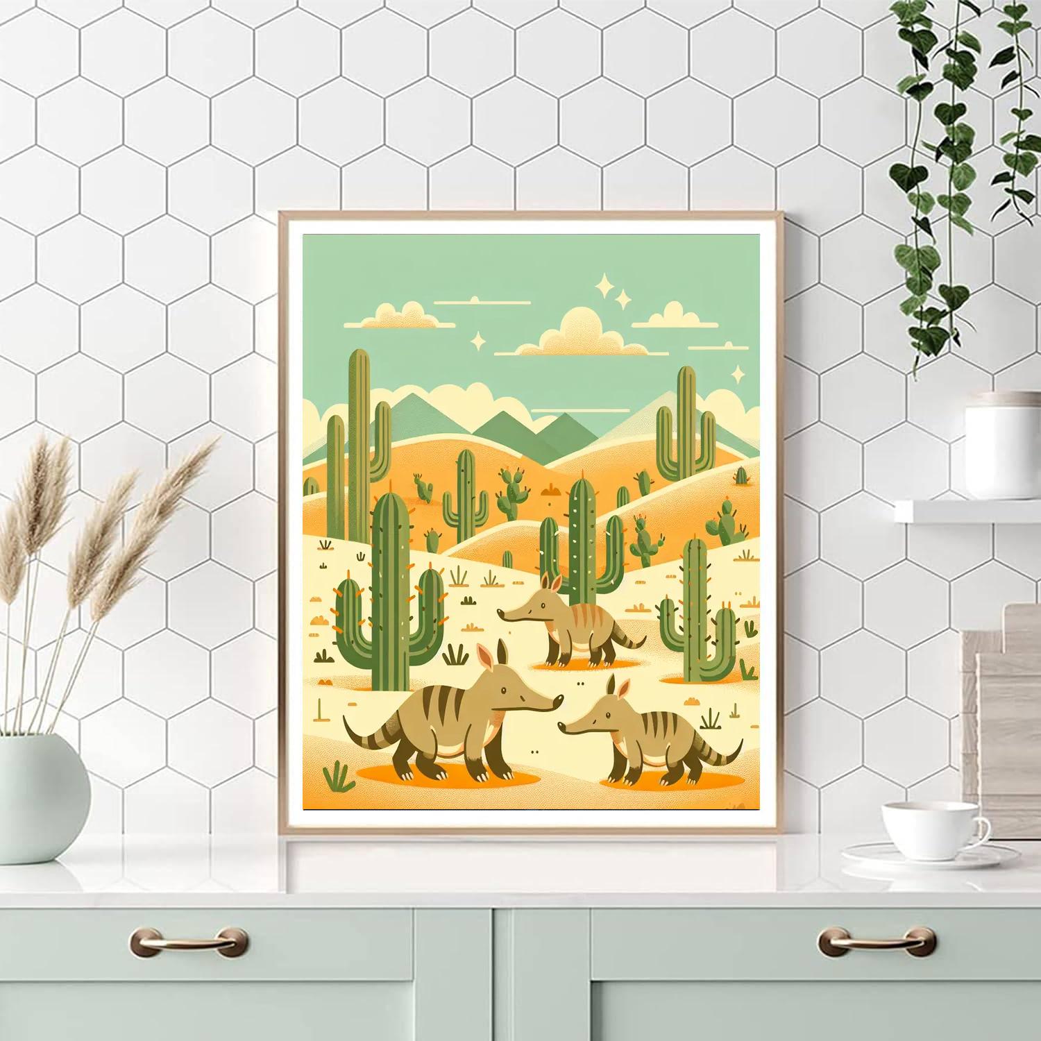 Adventure With Aardvarks Paint By Numbers Art
