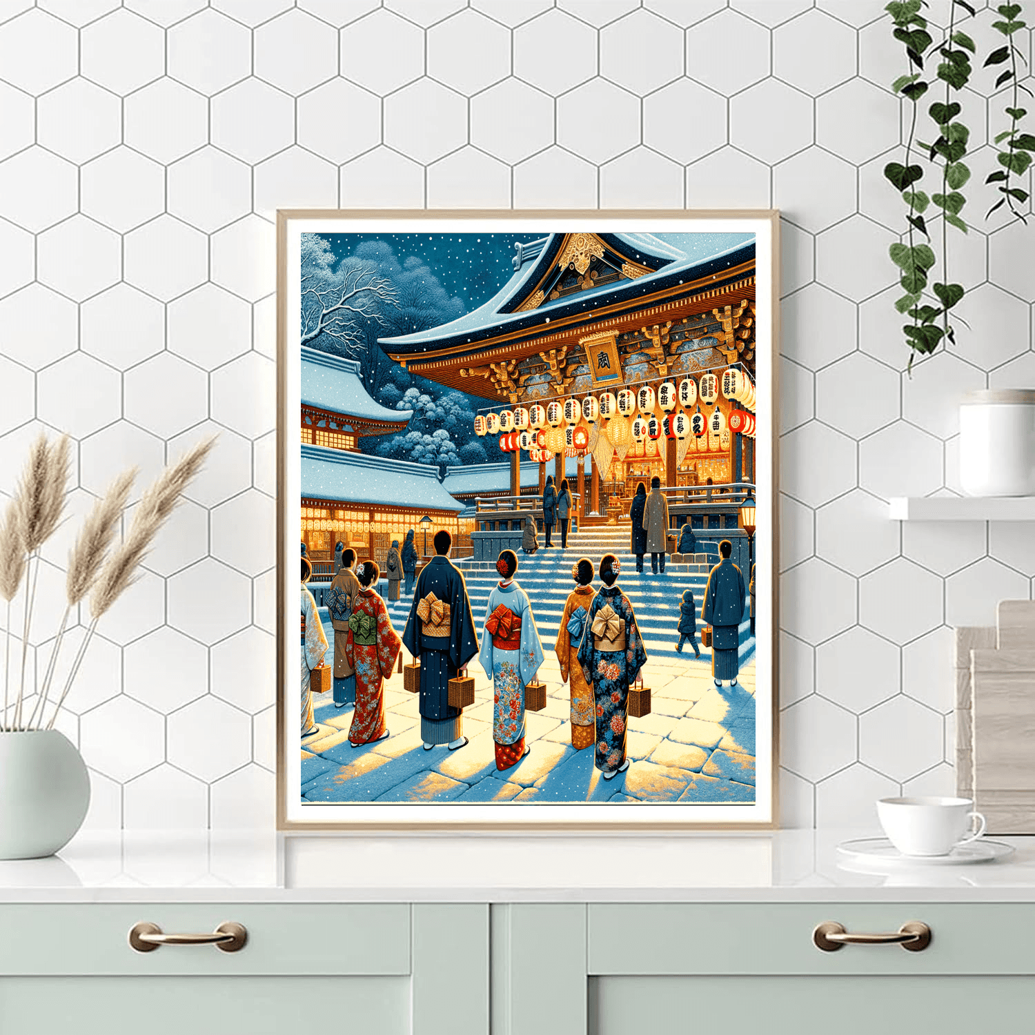 Oshogatsu - Japan Painting By Numbers Kit