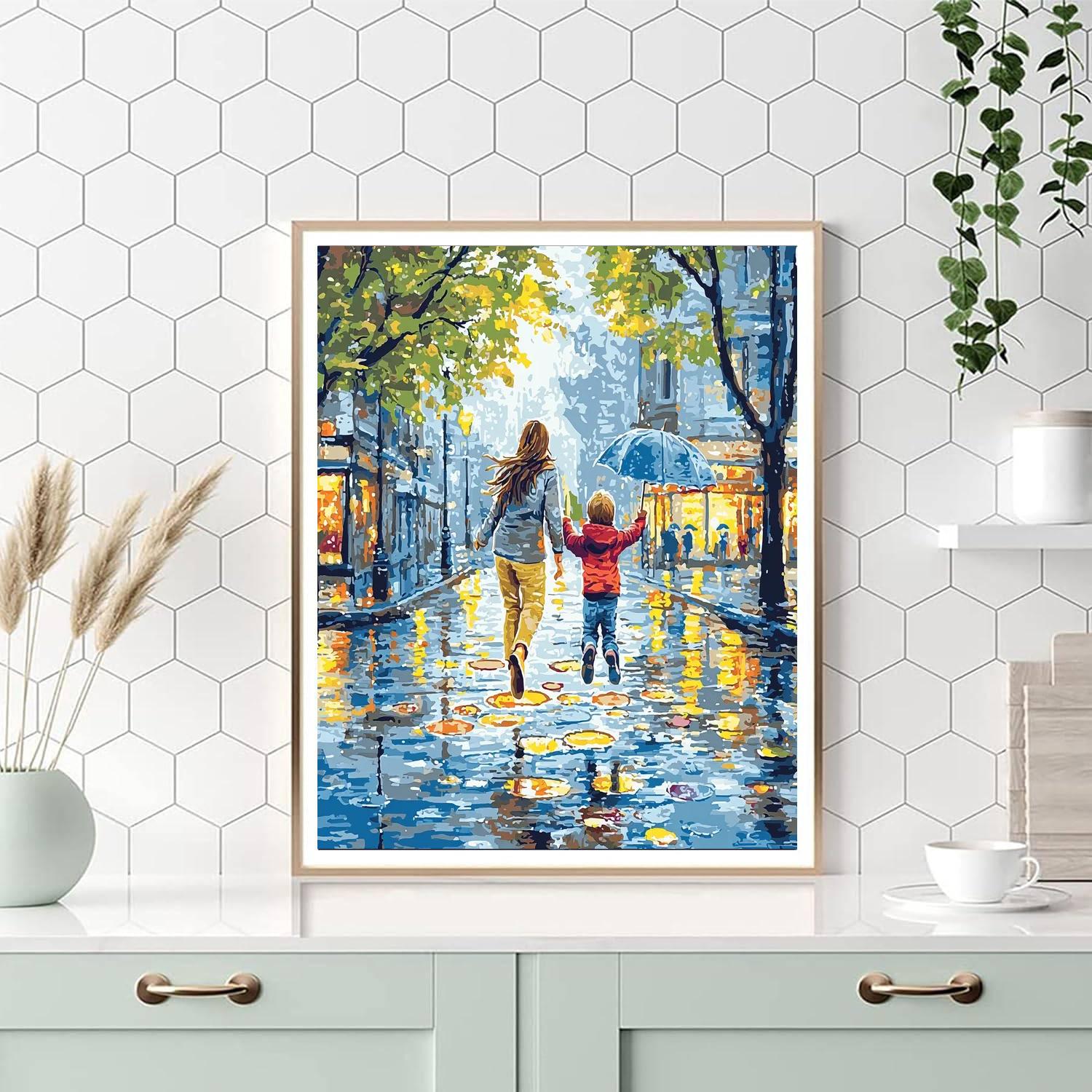 Puddle Jumping Fun Numbered Painting Kits