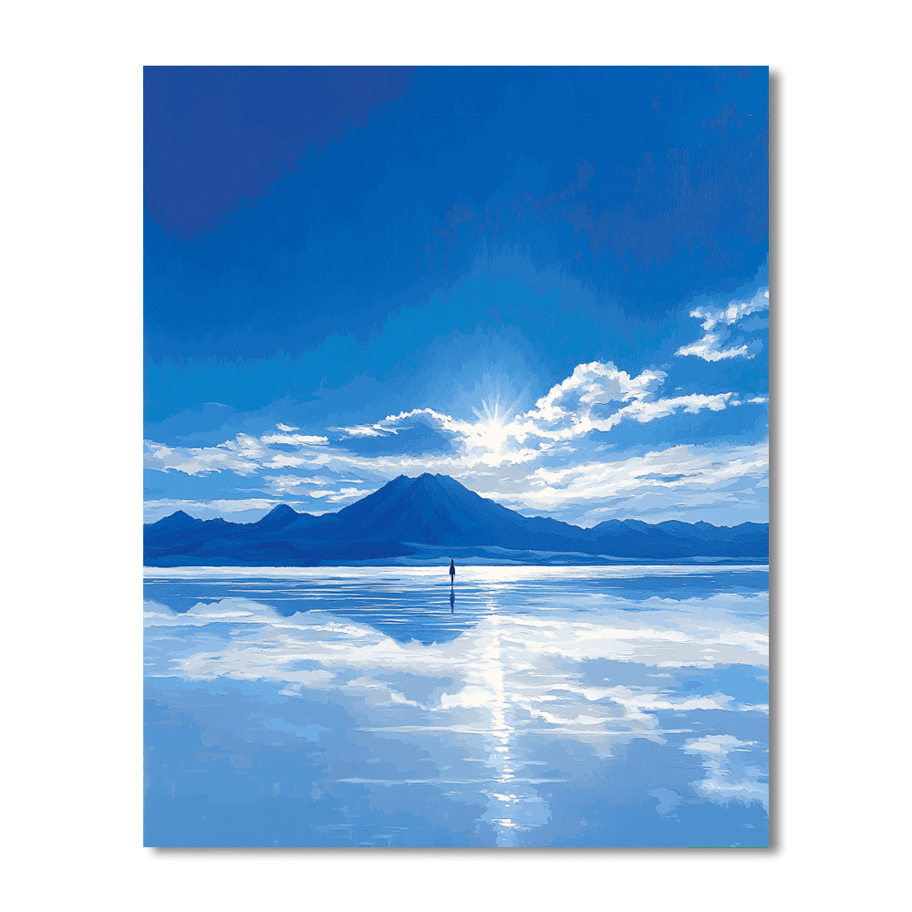 Salar De Uyuni - Uyuni Painting Number Kit