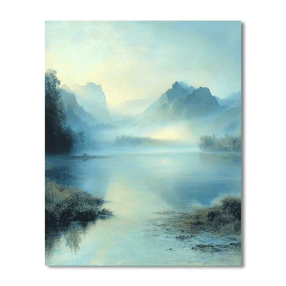 J.M.W. Turner Inspired Morning Mist  Painting By Numbers Kit