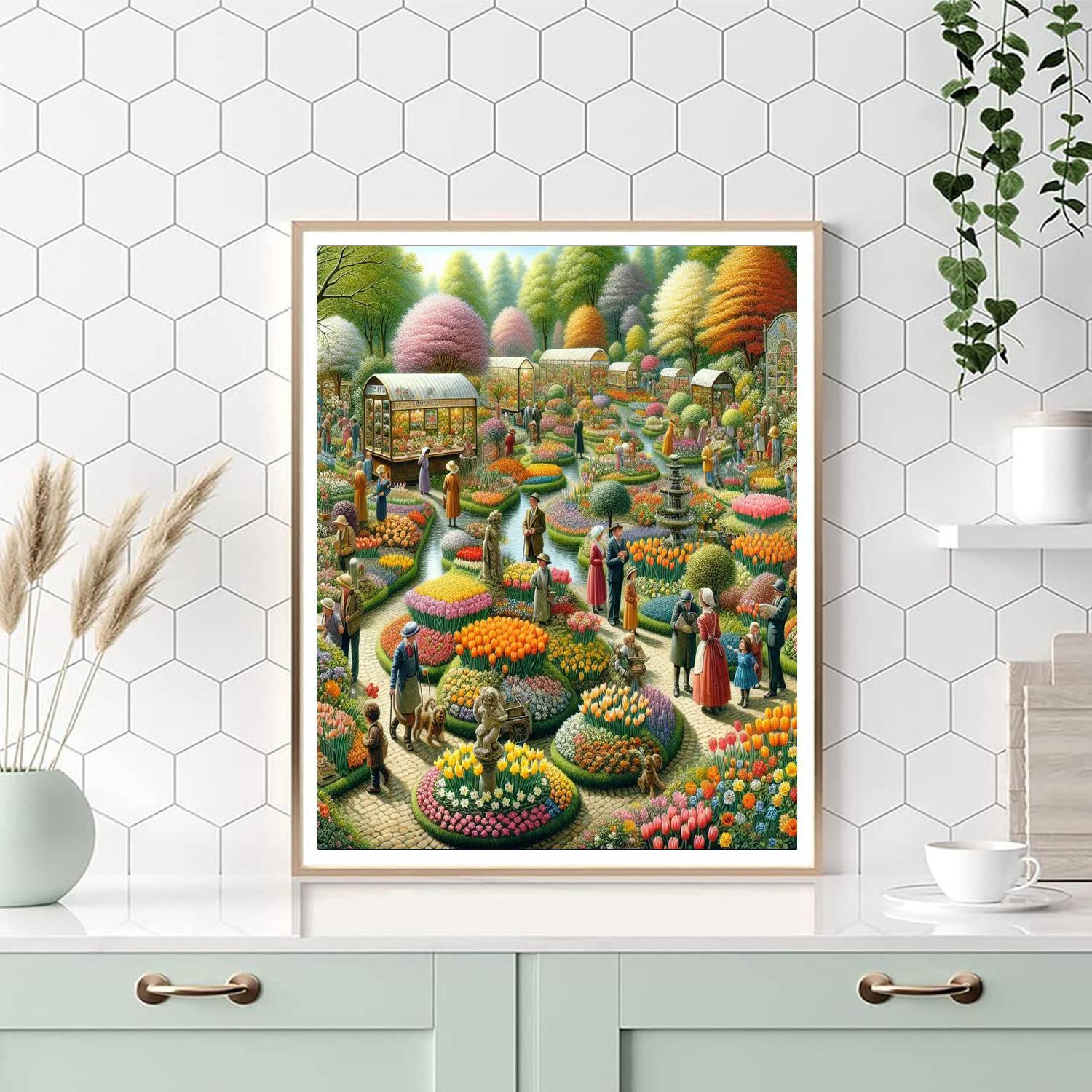 Harrogate Spring Flower Show Painting By Numbers Kit