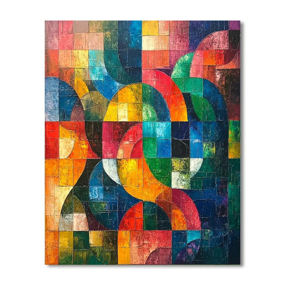 Paul Cézanne Inspired Abstract Symphonies  Paint By Numbers Kits