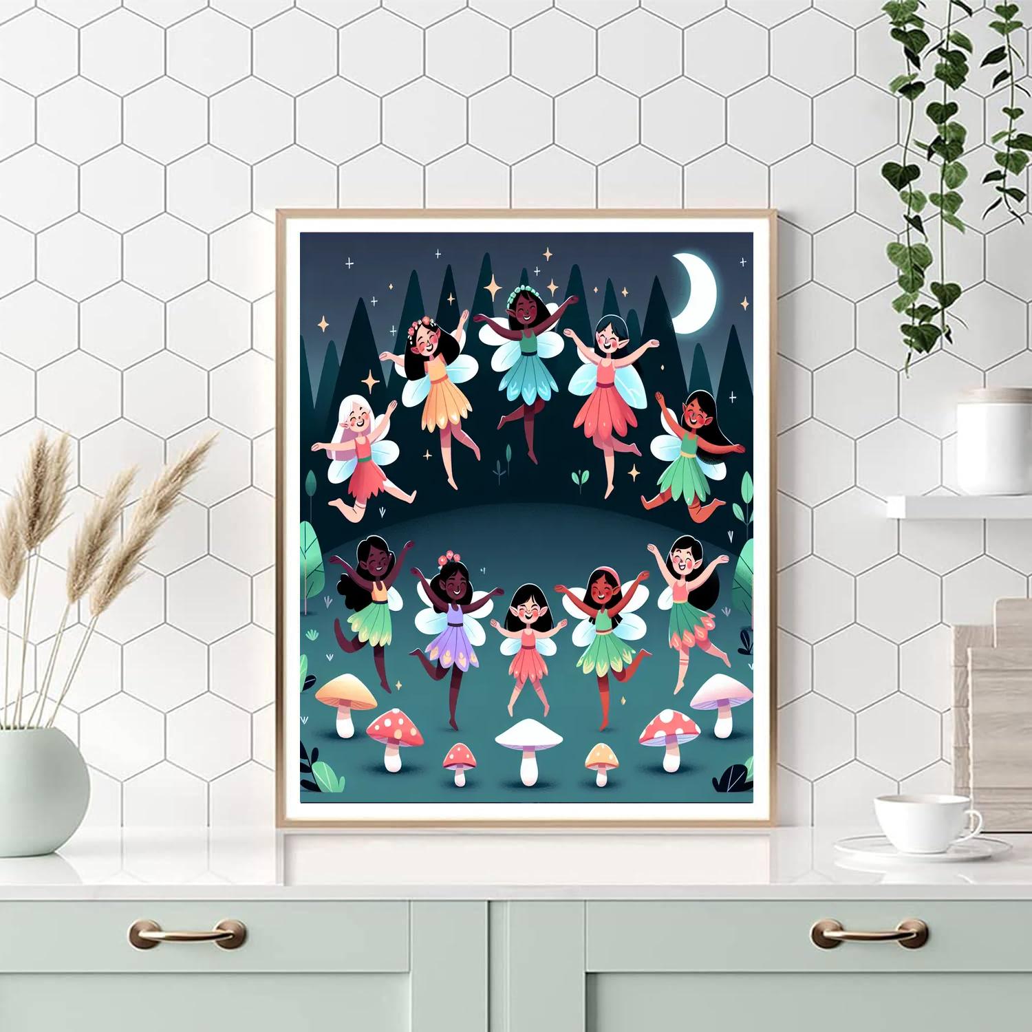 Charming Fairy Ring Paint By Numbers