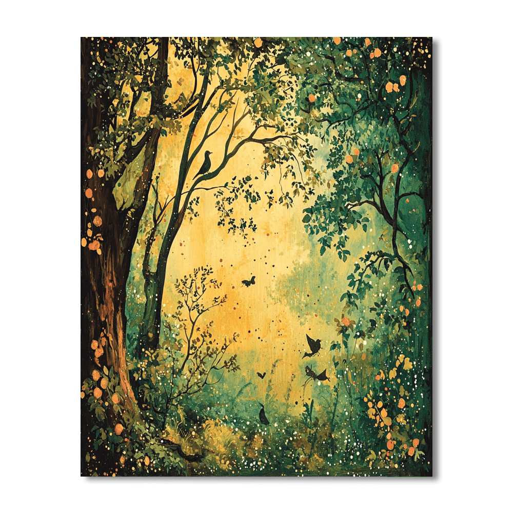 Arthur Rackham Inspired The Heart Of The Forest  Paint By Color