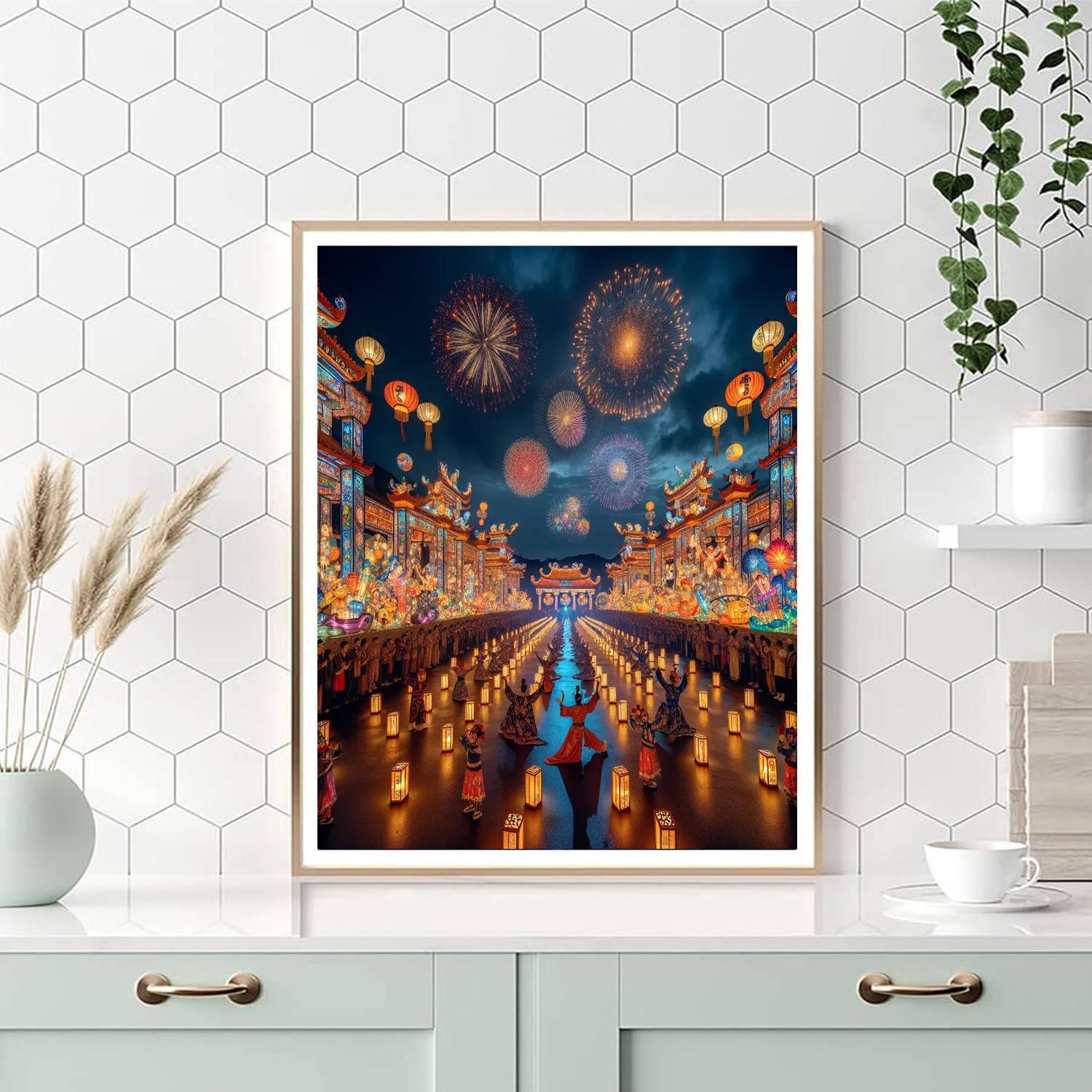 Taiwan Lantern Festival - Various Locations Paint By Number